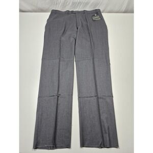VTG Ralph Lauren Dress Pants Mens 42x37 Gray Wool Flat Front Unhemmed NWT